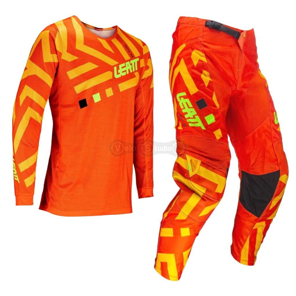 Детский мотокостюм LEATT Ride Kit 3.5 Junior [Citrus], 24/Medium