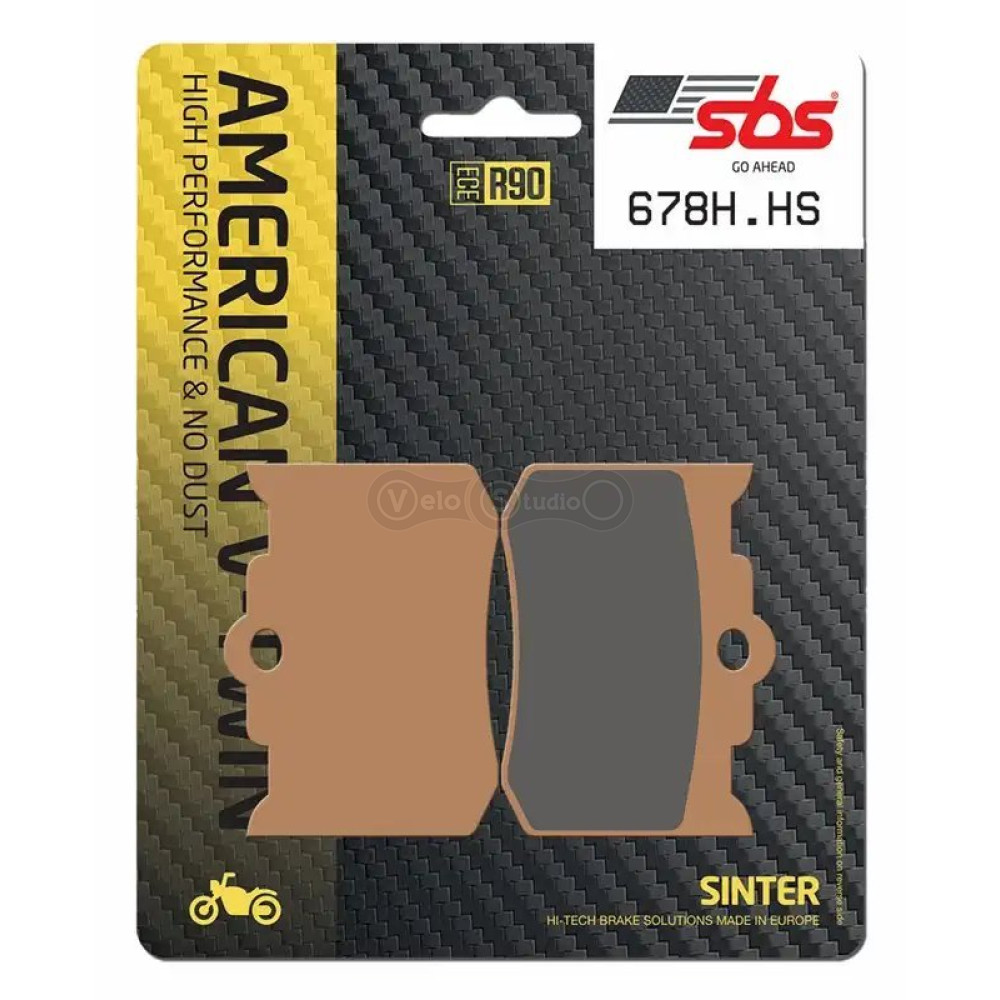 Колодки гальмівні SBS 678H.HS Perfomance Machine Front Brake Pads, Sinter