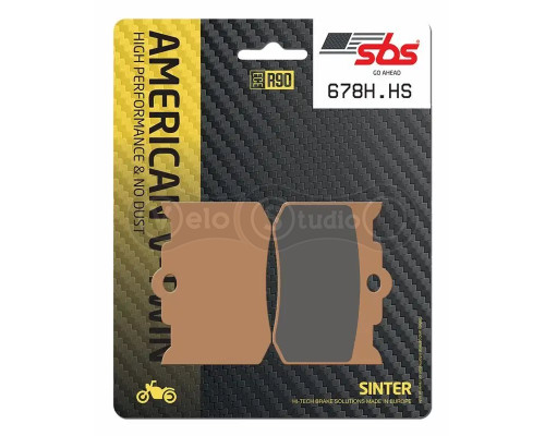 Колодки гальмівні SBS 678H.HS Perfomance Machine Front Brake Pads, Sinter