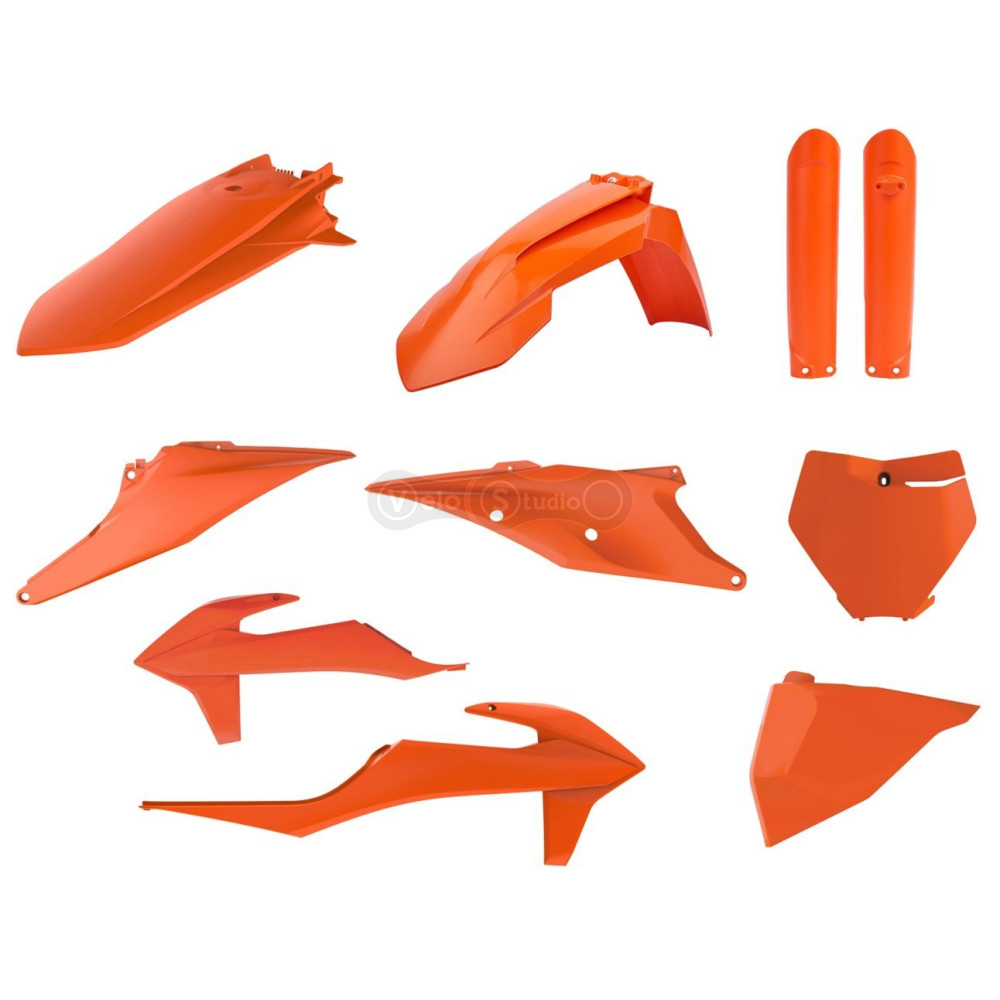 Пластик Polisport MX kit - KTM (19-) [Orange], KTM