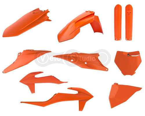 Пластик Polisport MX kit - KTM (19-) [Orange], KTM