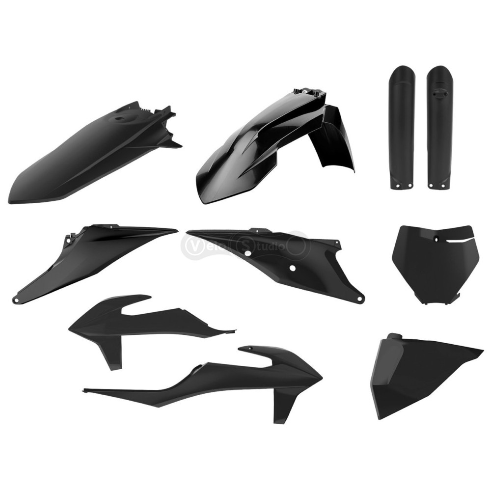 Пластик Polisport MX kit - KTM (19-) [Black], KTM