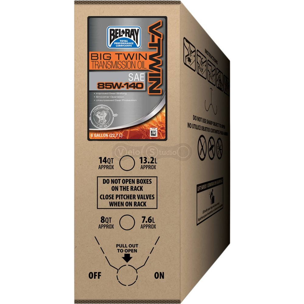 Масло трансмиссионное Bel-Ray V-Twin BigTwin Transmission Fluid [23л], 85w-140