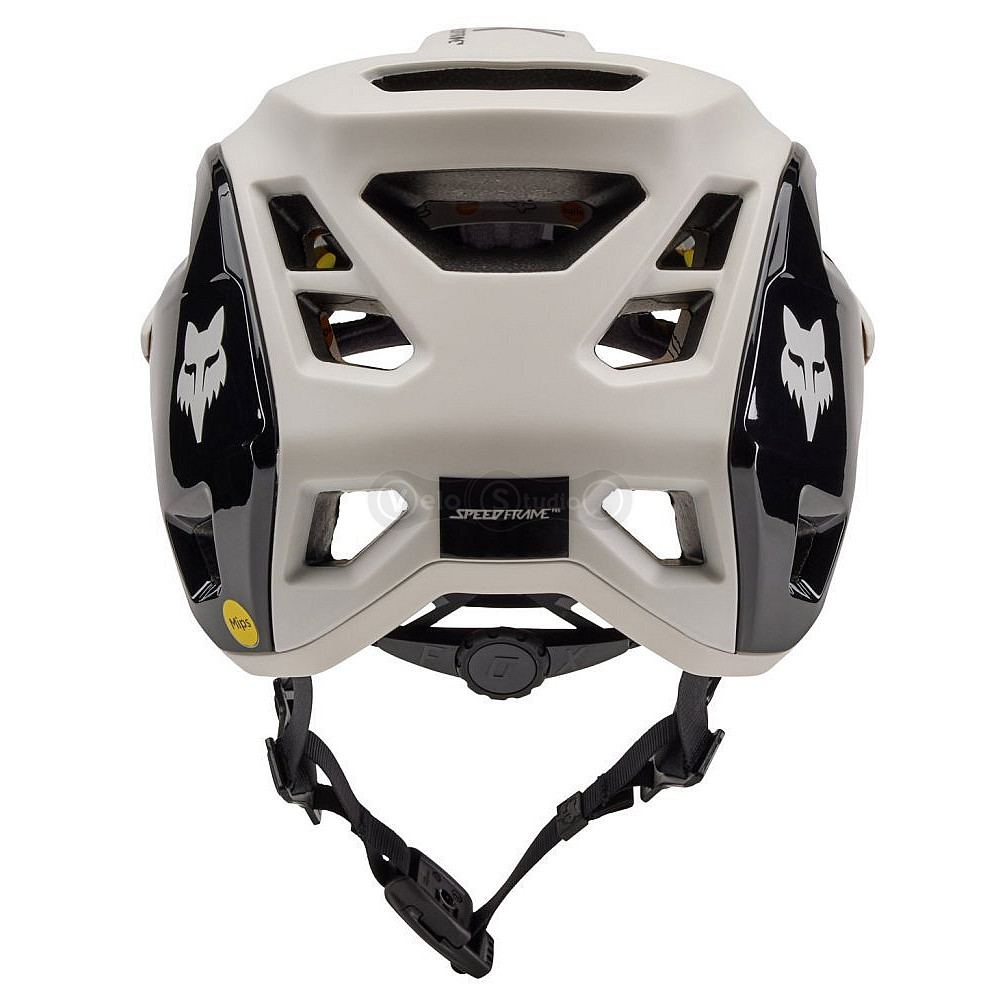 Велосипедный шлем FOX SPEEDFRAME PRO HELMET - BLOCKED [Vintage White], L (59-63 см)
