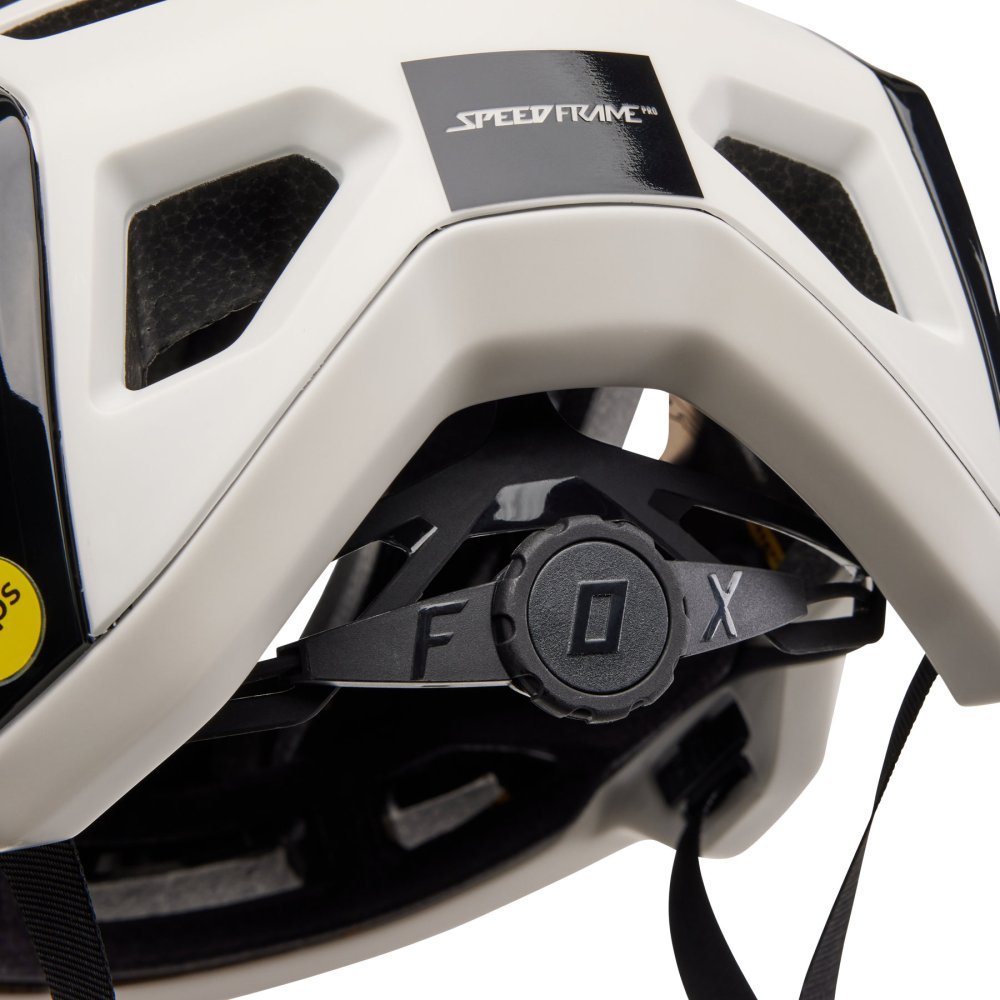 Велосипедный шлем FOX SPEEDFRAME PRO HELMET - BLOCKED [Vintage White], L (59-63 см)