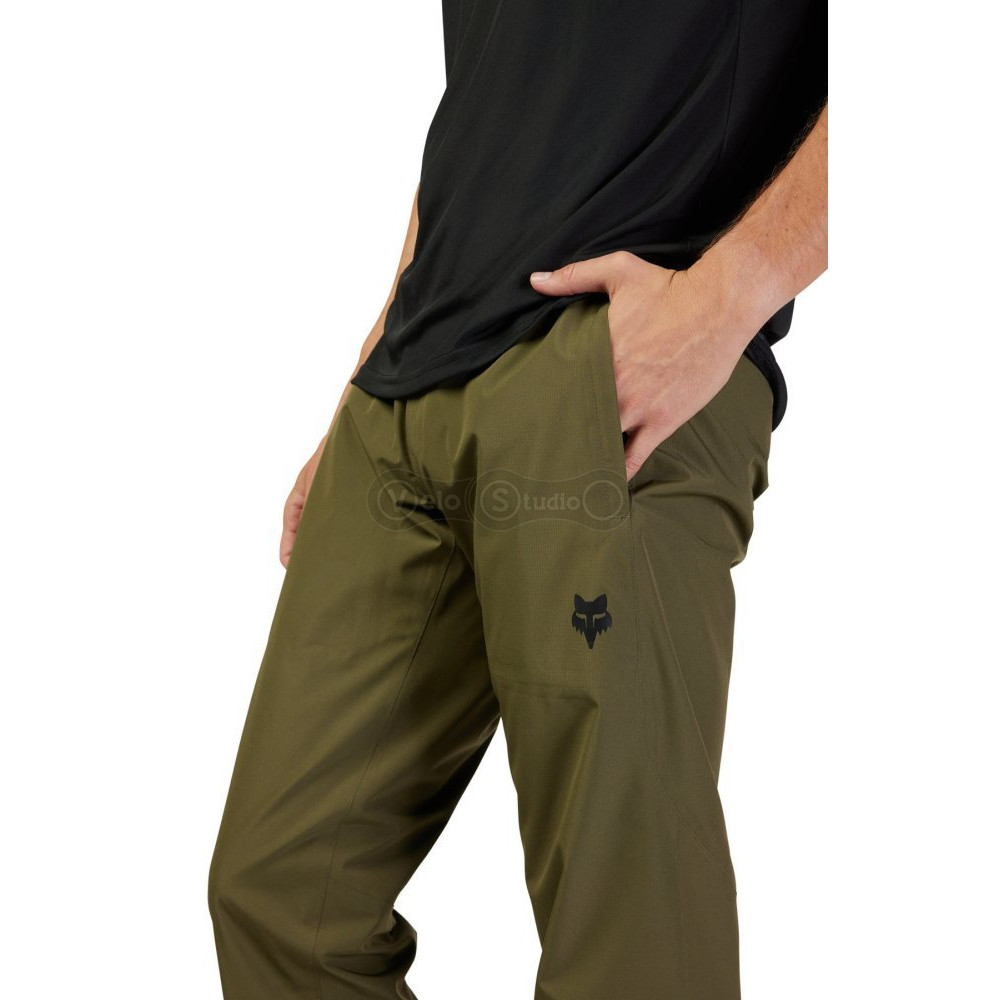 Велосипедные водостойкие штаны FOX RANGER 2.5L WATER PANT [Olive Green], 32