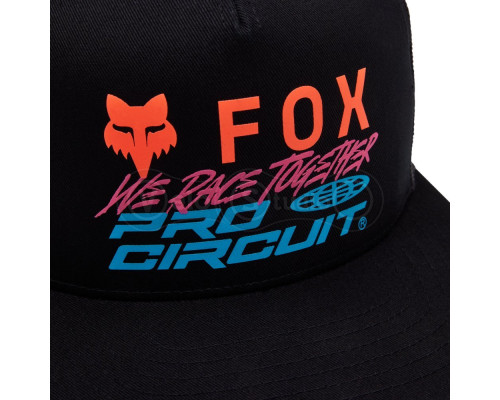 Кепка FOX X PRO CIRCUIT SNAPBACK HAT [Black], One Size