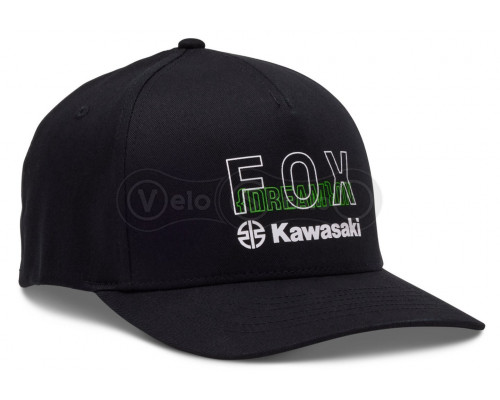 Кепка FOX X KAWI FLEXFIT HAT [Black], S/M