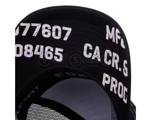 Кепка FOX BARGE FLEXFIT HAT [Black], S/M