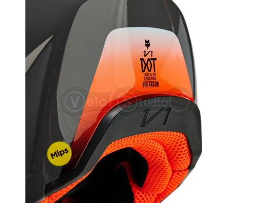 Мотошолом FOX V1 BALLAST HELMET [Grey], M
