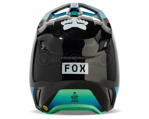 Дитячий мотошолом FOX YTH V1 Mips BALLAST HELMET [Black], YS