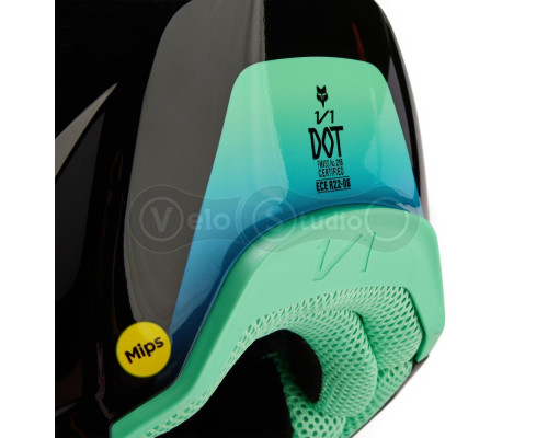 Дитячий мотошолом FOX YTH V1 Mips BALLAST HELMET [Black], YS