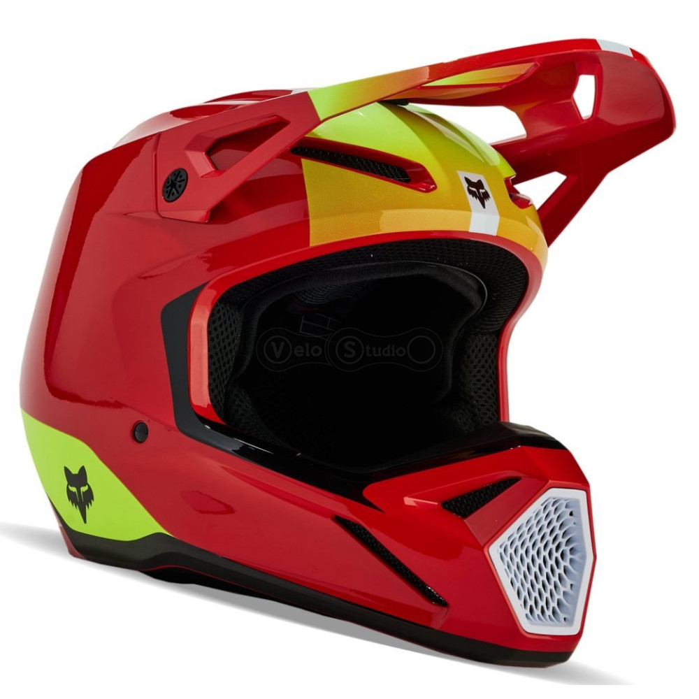 Детский мотошлем FOX YTH V1 Mips BALLAST HELMET [Flo Red], YL
