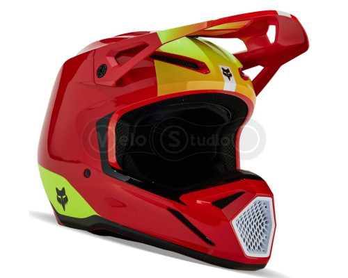 Детский мотошлем FOX YTH V1 Mips BALLAST HELMET [Flo Red], YS