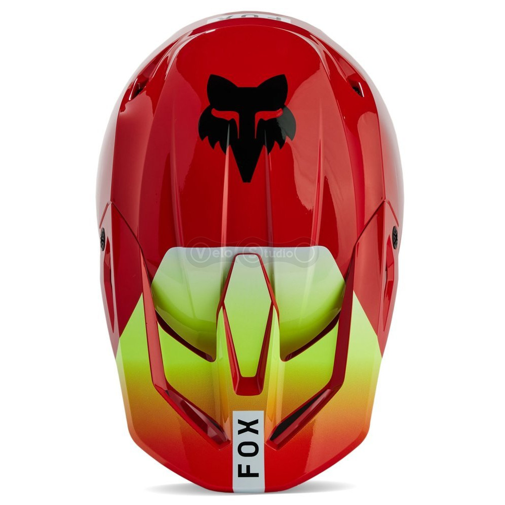 Детский мотошлем FOX YTH V1 Mips BALLAST HELMET [Flo Red], YL