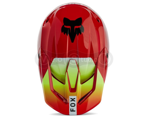 Детский мотошлем FOX YTH V1 Mips BALLAST HELMET [Flo Red], YS