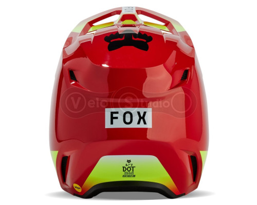 Детский мотошлем FOX YTH V1 Mips BALLAST HELMET [Flo Red], YS