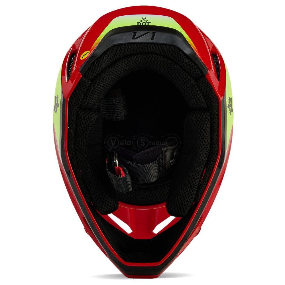 Детский мотошлем FOX YTH V1 Mips BALLAST HELMET [Flo Red], YL