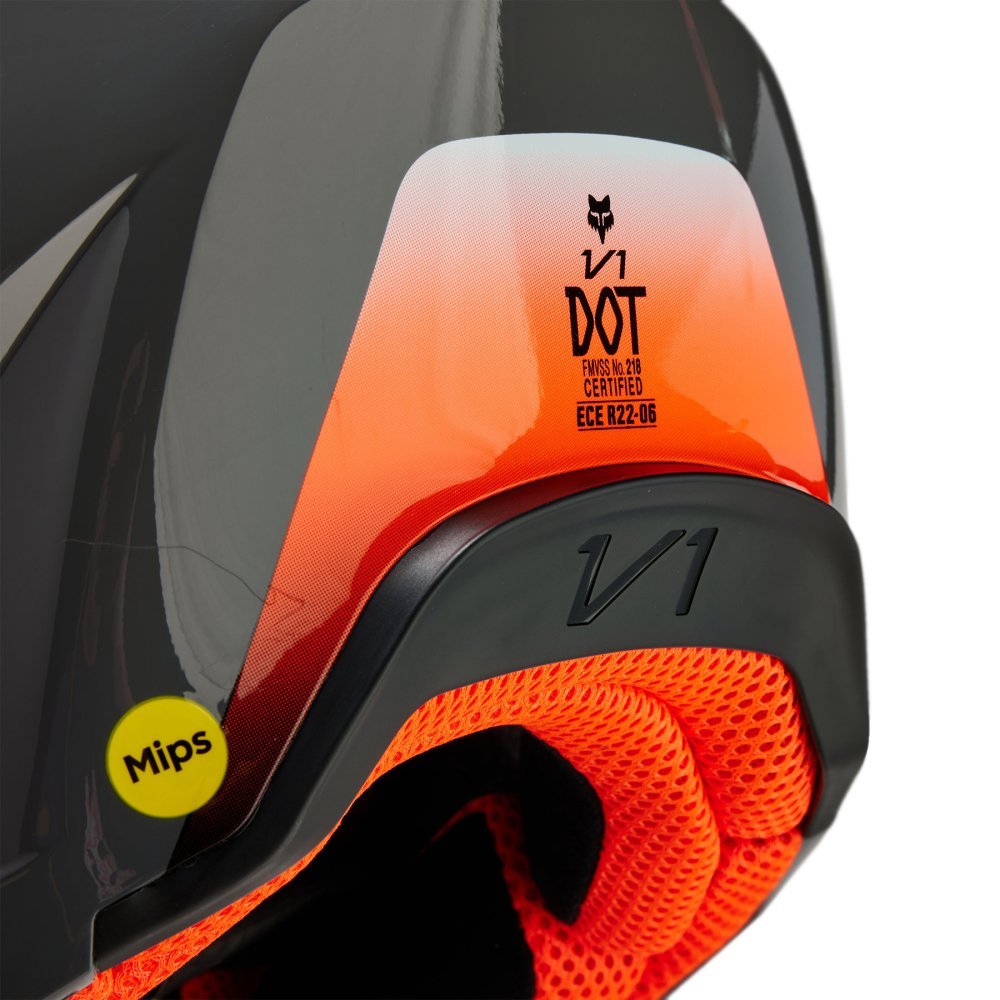 Детский мотошлем FOX YTH V1 Mips BALLAST HELMET [Grey], YL