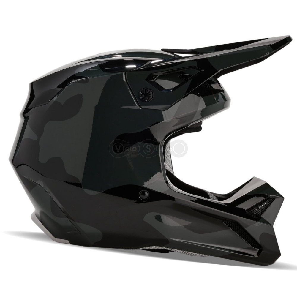 Детский мотошлем FOX YTH V1 Mips BNKR HELMET [Black], YL