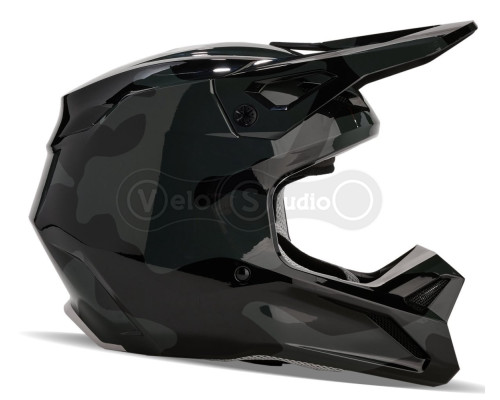 Детский мотошлем FOX YTH V1 Mips BNKR HELMET [Black], YL