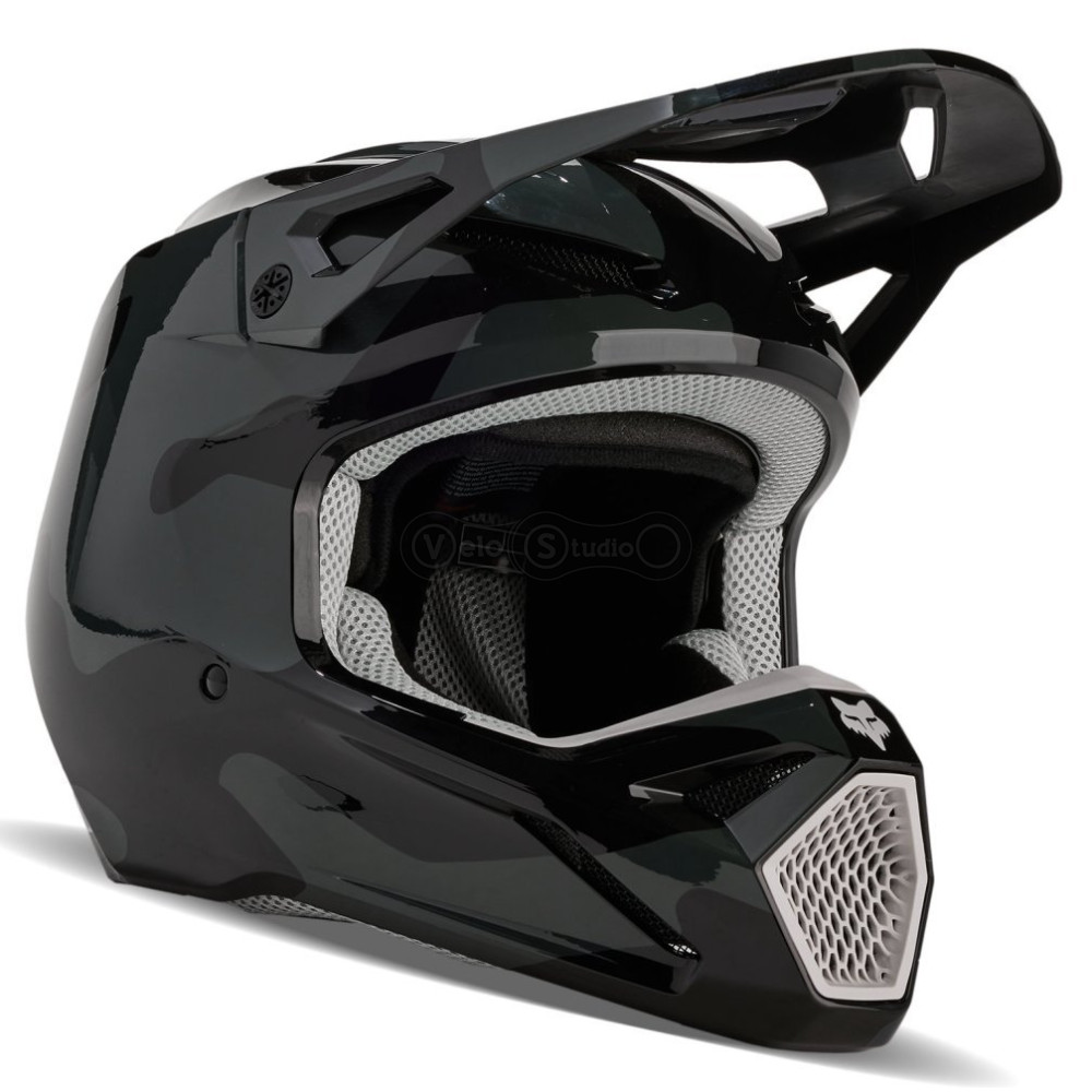 Детский мотошлем FOX YTH V1 Mips BNKR HELMET [Black], YL