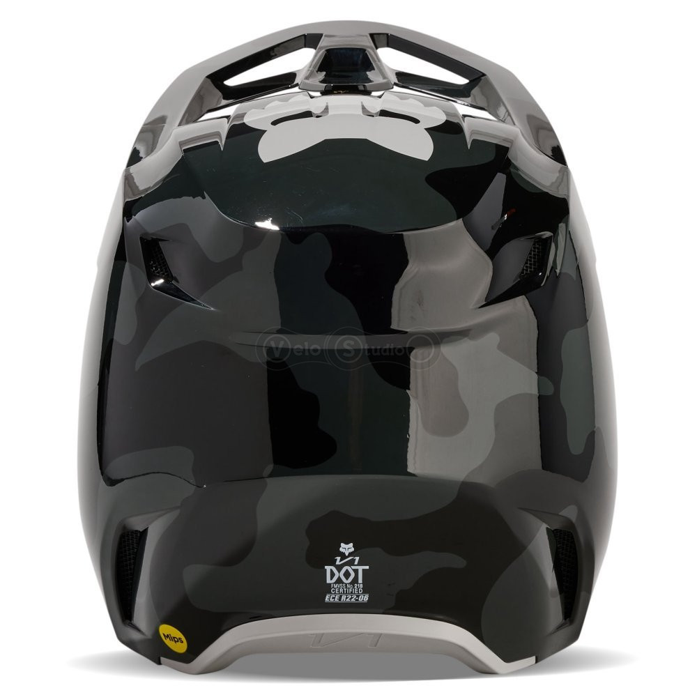 Детский мотошлем FOX YTH V1 Mips BNKR HELMET [Black], YL