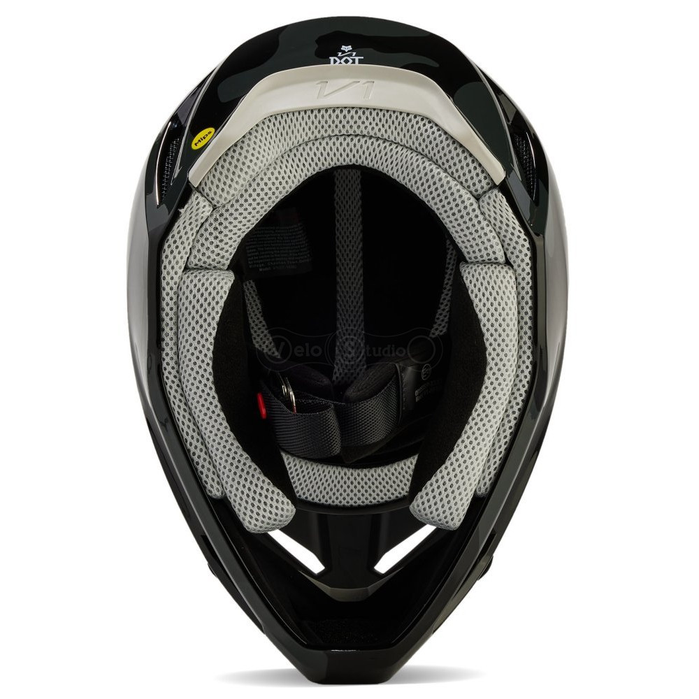 Детский мотошлем FOX YTH V1 Mips BNKR HELMET [Black], YL