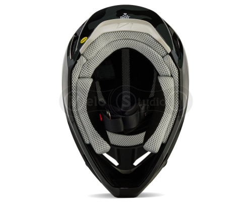 Детский мотошлем FOX YTH V1 Mips BNKR HELMET [Black], YL