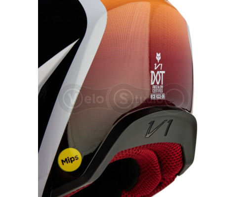 Мотошлем FOX V1 FLORA HELMET [White], M