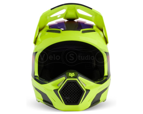 Мото шолом FOX V1 FLORA HELMET [Yellow], M