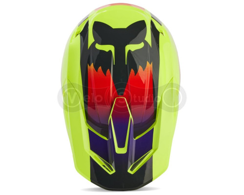 Мото шолом FOX V1 FLORA HELMET [Yellow], M