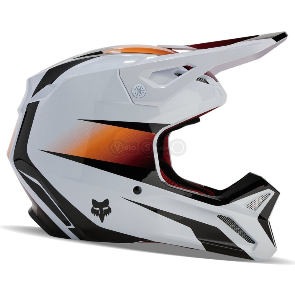 Детский мотошлем FOX YTH V1 Mips FLORA HELMET [White], YL