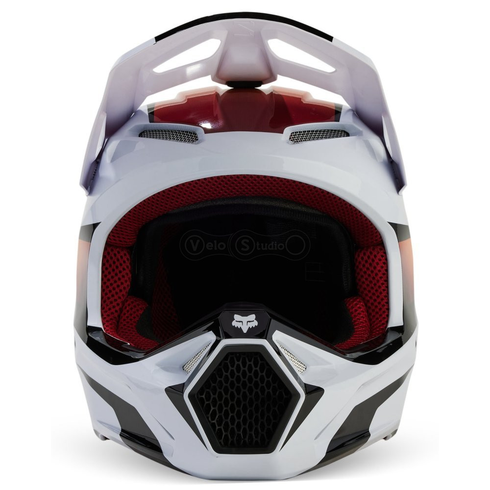 Детский мотошлем FOX YTH V1 Mips FLORA HELMET [White], YL