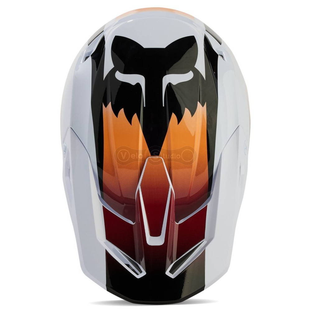 Детский мотошлем FOX YTH V1 Mips FLORA HELMET [White], YL