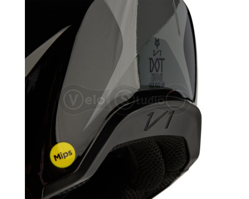 Дитячий мотошолом FOX YTH V1 Mips NITRO HELMET [Dark Shadow], YS