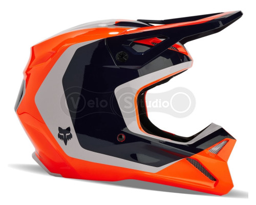 Детский мотошлем FOX YTH V1 Mips NITRO HELMET [Flo Orange], YS