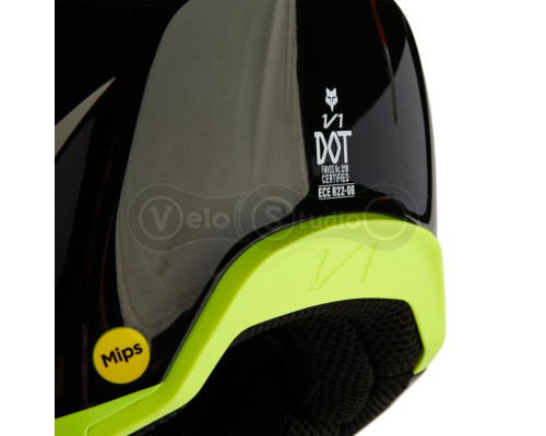 Шолом FOX V1 STREAK HELMET [Black], M