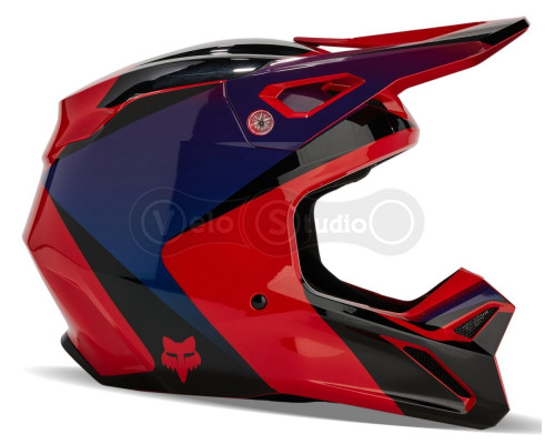 Мотошолом FOX V1 STREAK HELMET [Flo Red], M