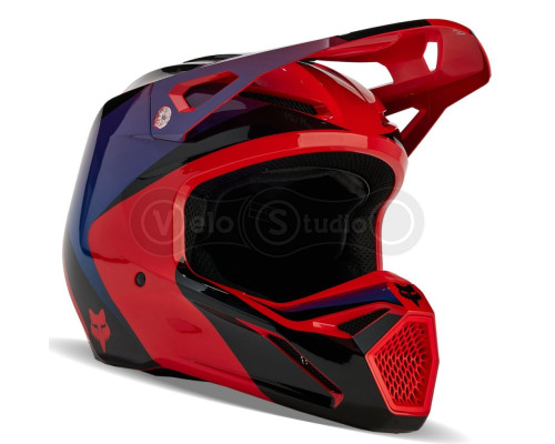 Мотошолом FOX V1 STREAK HELMET [Flo Red], M