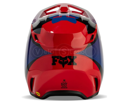 Мотошолом FOX V1 STREAK HELMET [Flo Red], M