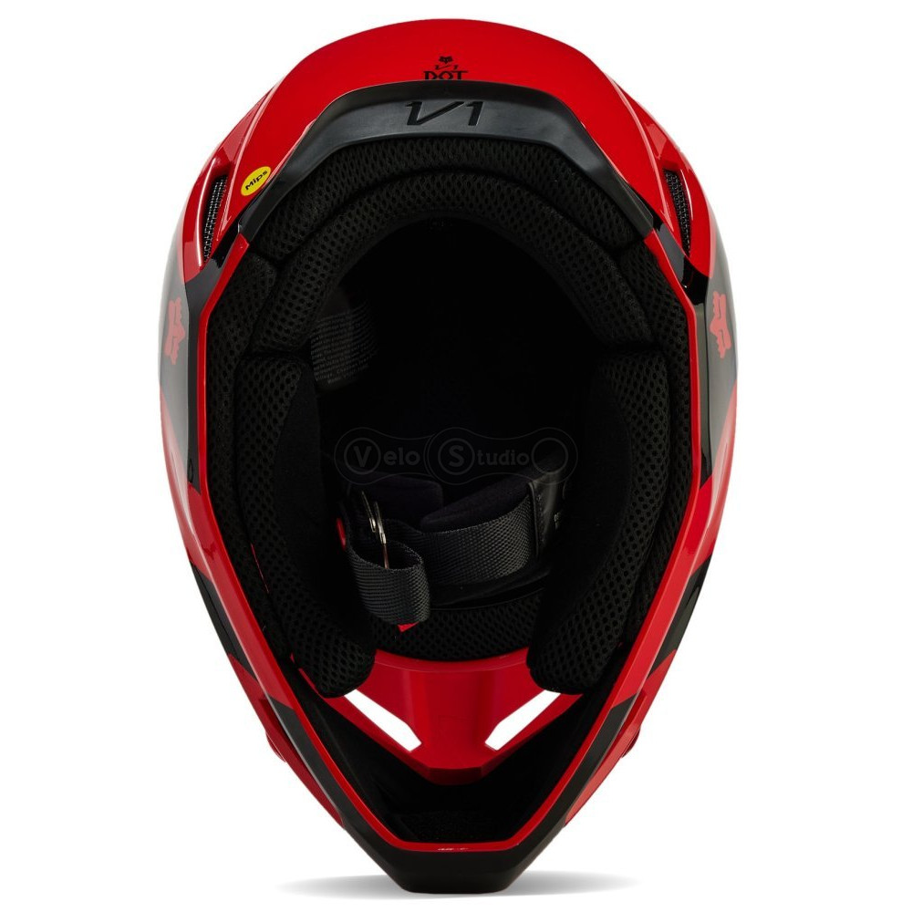 Мотошлем FOX V1 STREAK HELMET [Flo Red], M