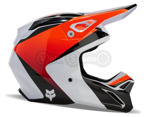 Мото шлем FOX V1 STREAK HELMET [White], M