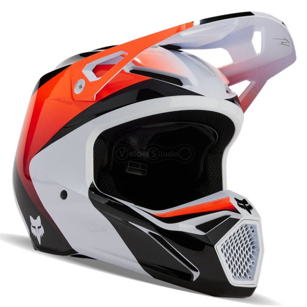 Мото шлем FOX V1 STREAK HELMET [White], M