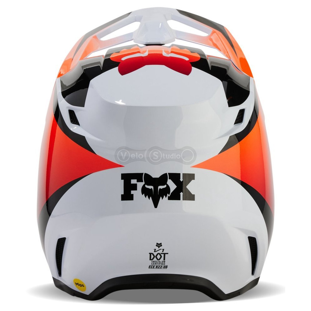 Мото шлем FOX V1 STREAK HELMET [White], M