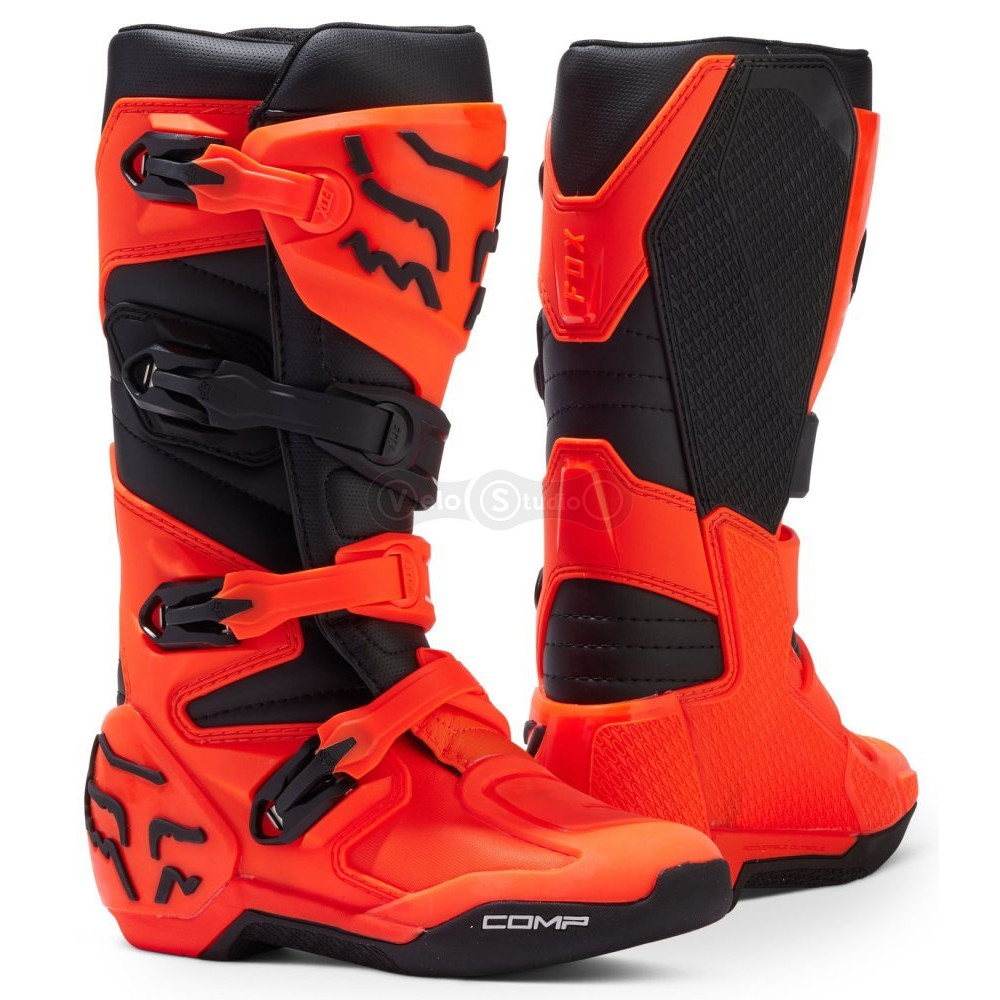 Детские мотоботы FOX Comp Youth Boot [Flo Orange], US7