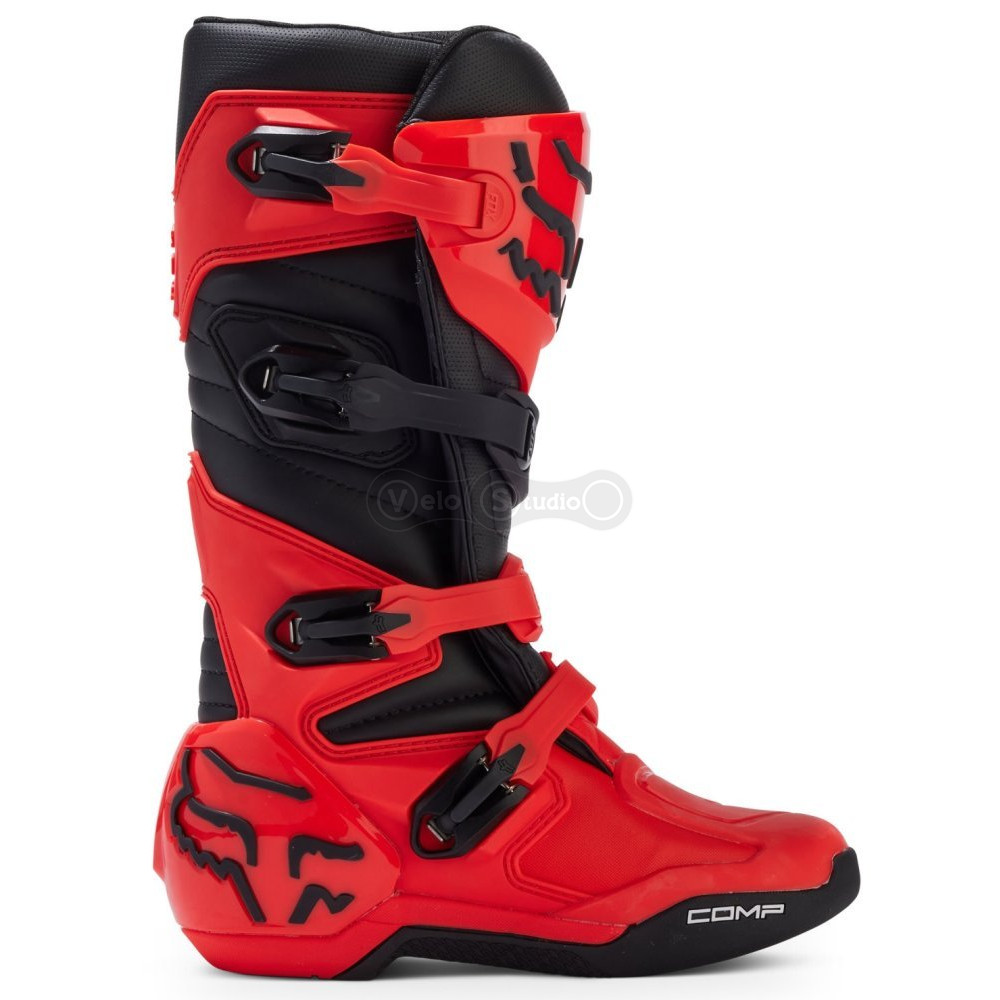 Детские мотоботы FOX Comp Youth Boot [Flo Red], US4