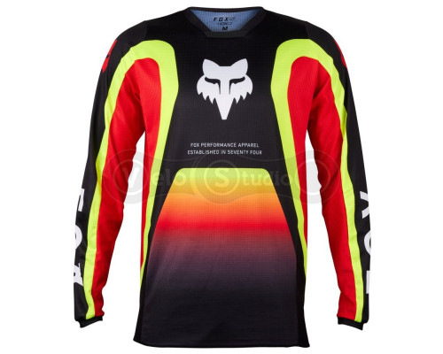 Детское джерси FOX 180 Kids Jersey - BALLAST [Black], KM (5 лет)