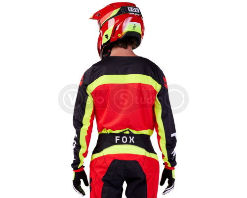 Детское джерси FOX 180 Kids Jersey - BALLAST [Black], KM (5 лет)
