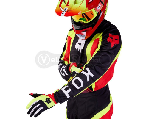 Детское джерси FOX 180 Kids Jersey - BALLAST [Black], KM (5 лет)